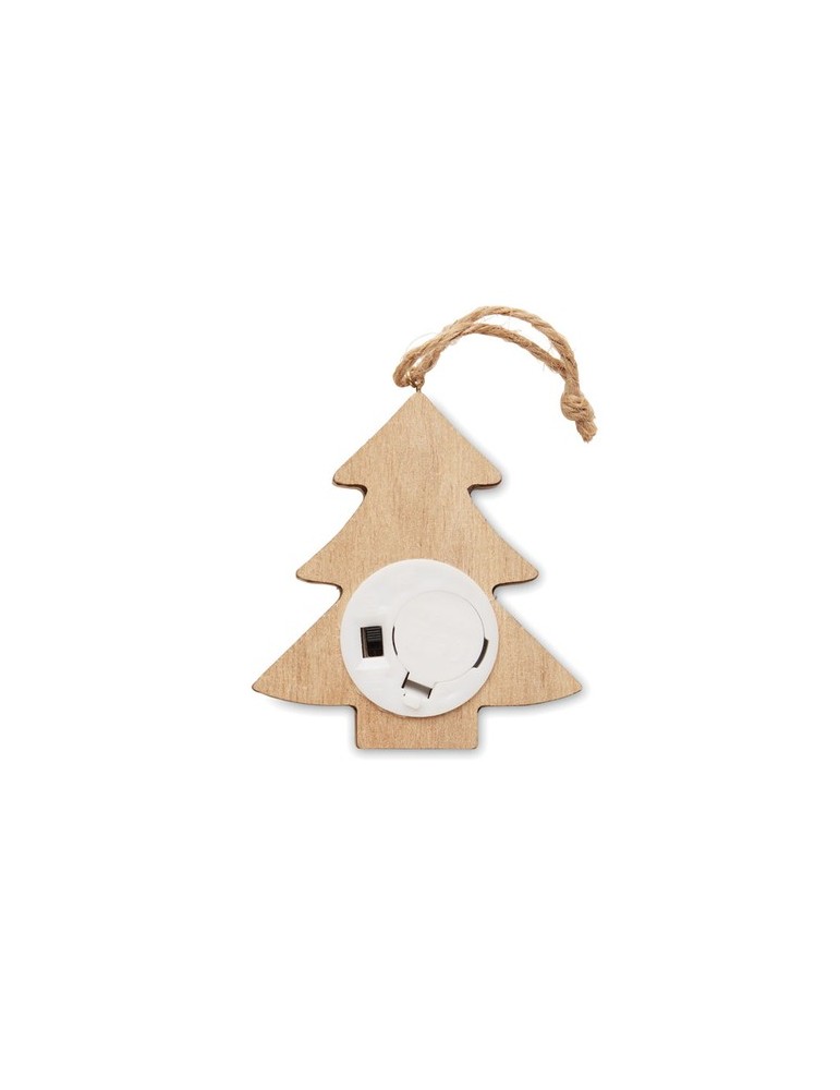 Sapin en Bois Élégant Personnalisé LULIE pour la Décoration de Noël pas cher