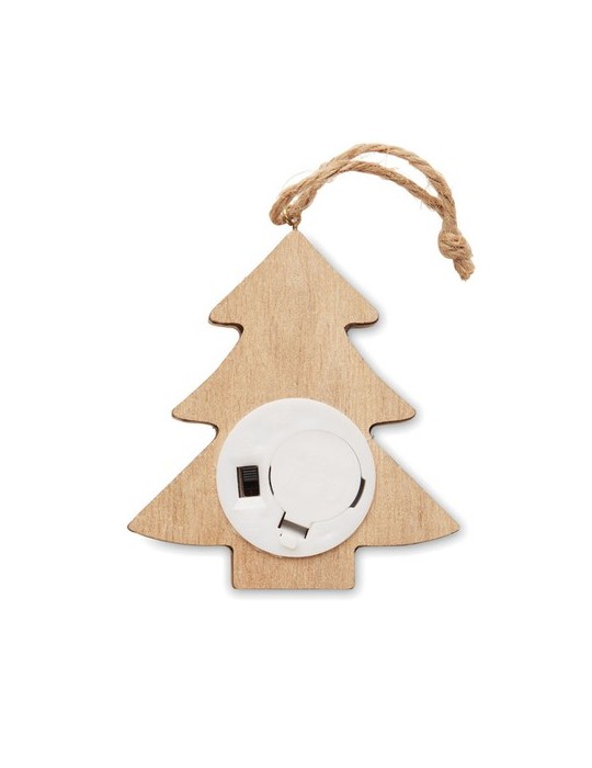 Sapin en Bois Élégant Personnalisé LULIE pour la Décoration de Noël pas cher