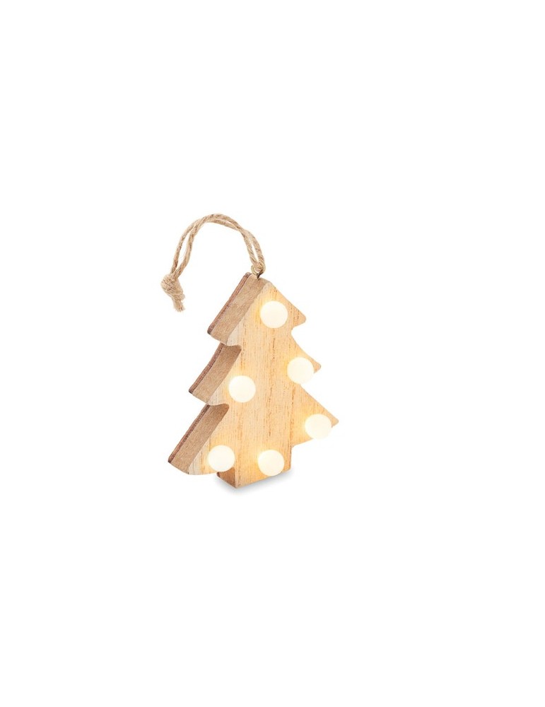 Sapin en Bois Élégant Personnalisé LULIE pour la Décoration de Noël pas cher