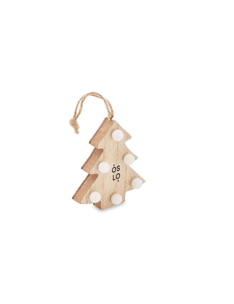 Sapin en Bois Élégant Personnalisé LULIE pour la Décoration de Noël pas cher