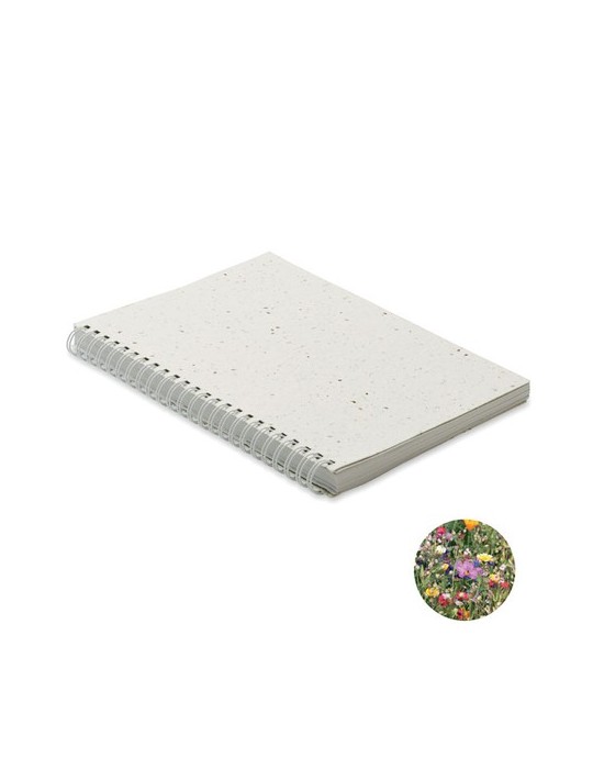 Carnet A5 et Pratique en Papier Semence Personnalisé pas cher