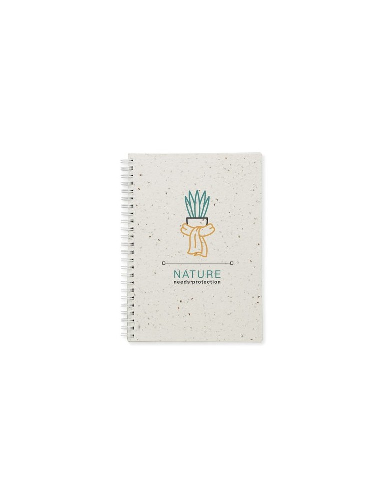 Carnet A5 et Pratique en Papier Semence Personnalisé pas cher