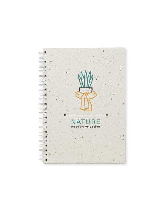 Carnet A5 et Pratique en Papier Semence Personnalisé pas cher