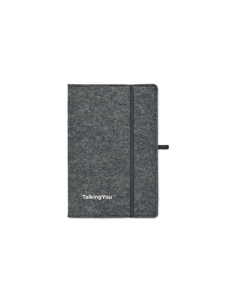 Carnet A5 en Feutre RPET Personnalisé | Cadeau d'Entreprise