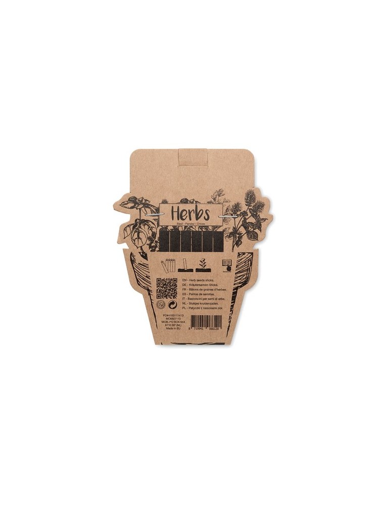 Bâtons de graines d'herbes aromatiques - Personnalisée pas cher LEYTI