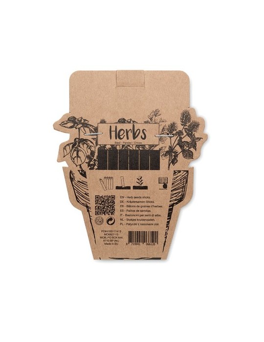 Bâtons de graines d'herbes aromatiques - Personnalisée pas cher LEYTI
