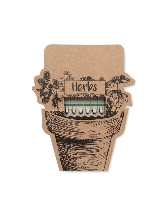 Bâtons de graines d'herbes aromatiques - Personnalisée pas cher LEYTI