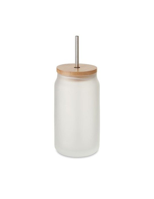 Pot Mason Sublimation 400 ml - Cadeau d'Entreprise Personnalisé