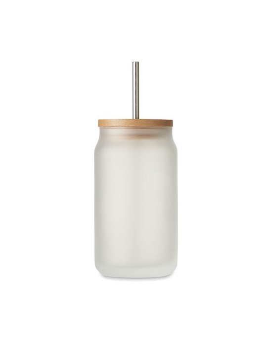 Pot Mason Sublimation 400 ml - Cadeau d'Entreprise Personnalisé