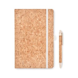 Carnet A5 et stylo en liège s - SUBER SET Matières : papier Couleurs : beige 2