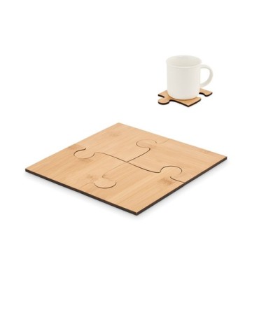 Sous-verres Personnalisés puzzle LEPY - Élégance et Praticité pas cher