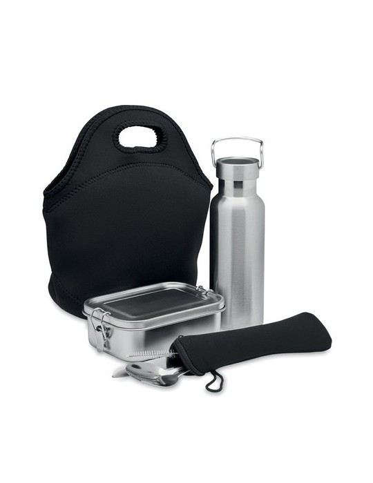 Set à Déjeuner Personnalisé en Acier Inox ILY - Cadeau Idéal pas cher