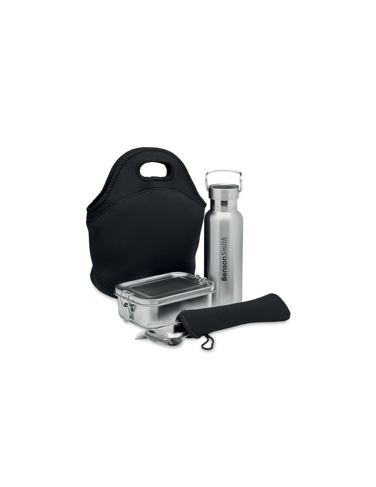 Set à Déjeuner Personnalisé en Acier Inox ILY - Cadeau Idéal pas cher