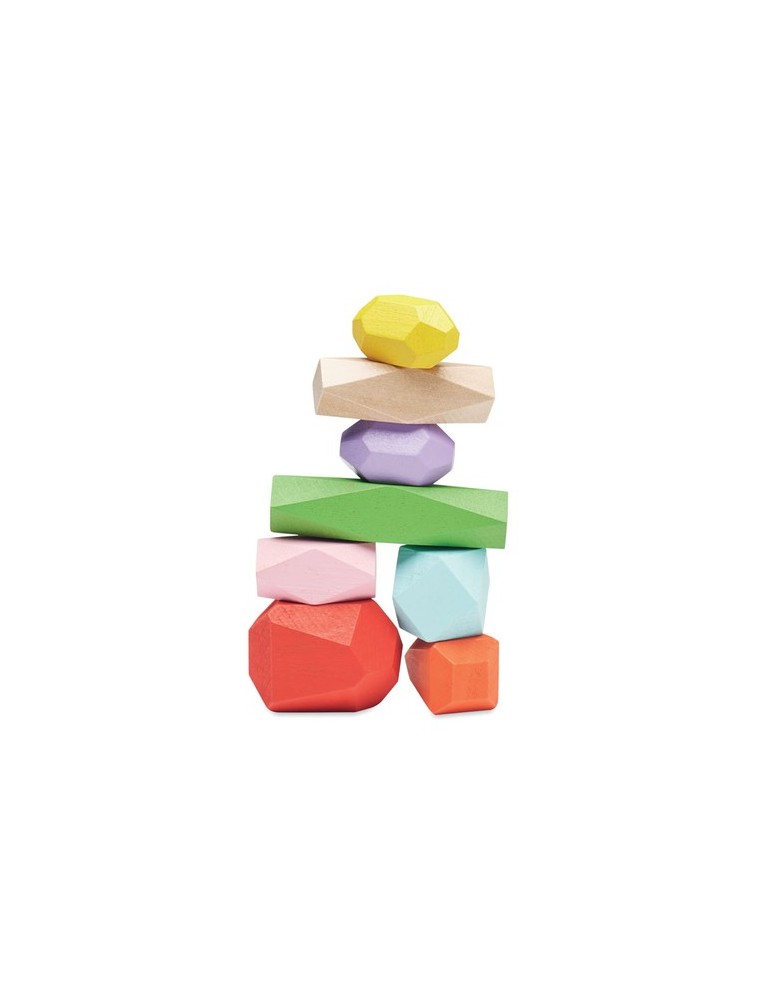 Jeu de Construction en Bois Personnalisé DOLMEN - 8 Pièces pas cher