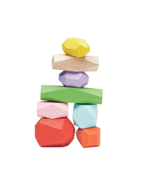 Jeu de Construction en Bois Personnalisé DOLMEN - 8 Pièces pas cher