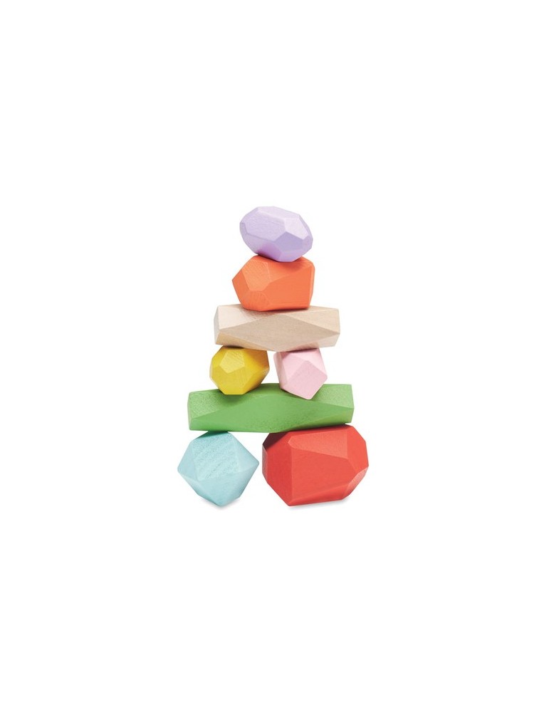 Jeu de Construction en Bois Personnalisé DOLMEN - 8 Pièces pas cher