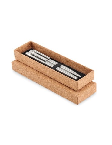 Stylos en Acier Inox Recyclé | GRAZ SET pas cher