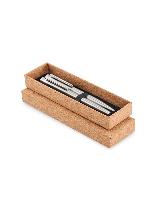 Stylos en Acier Inox Recyclé | GRAZ SET pas cher