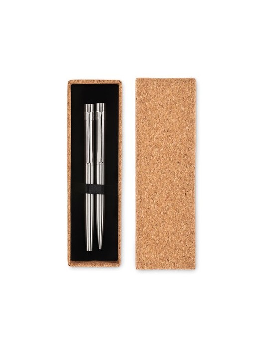 Stylos en Acier Inox Recyclé | GRAZ SET pas cher