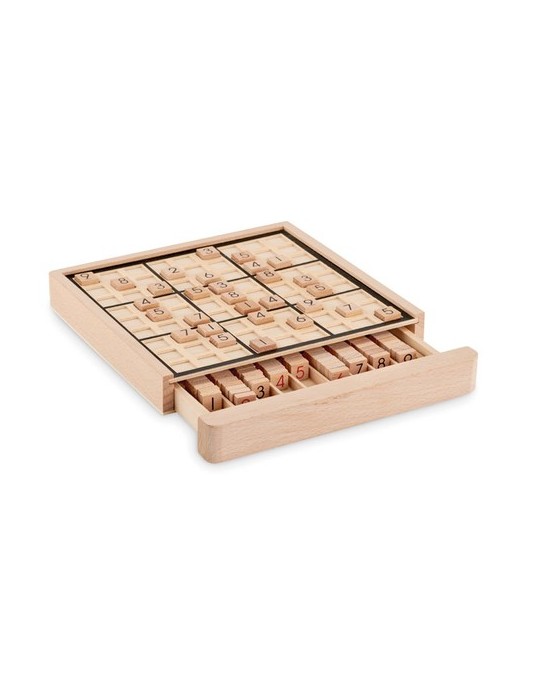 Jeu de Sudoku en Bois Cadeau d'Entreprise Unique