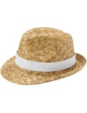 Chapeau de paille publicitaire, tour de tête 58 cm | Pricus