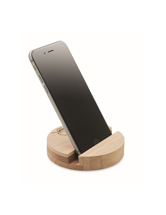 Support téléphone  en bouleau Personnalisé pas cher