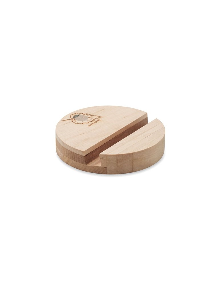 Support téléphone  en bouleau Personnalisé pas cher