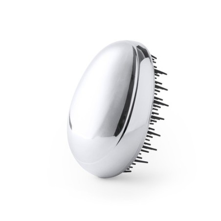 Brosse Personnalisée Accessoire de Beauté Tramux Couleurs : argenté personnalisable avec votre logo