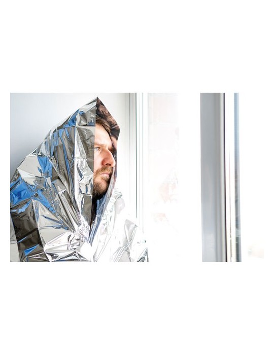 Couverture d'urgence Idéale pour Survie Personnalisée pas cher - HELP