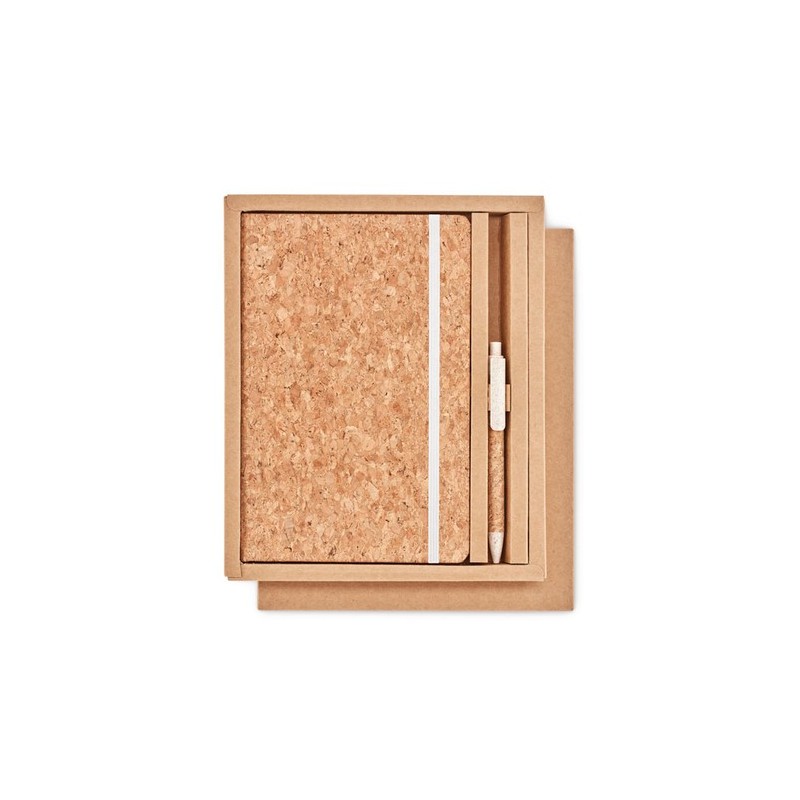 Carnet A5 & Stylo en Liège SUBER SET