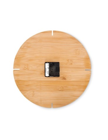 Horloge Murale en Bambou - Objets Publicitaires ESFERE 2