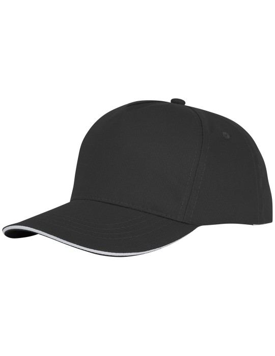 Casquette sandwich de 175 g/m² Ceto 5 panneaux