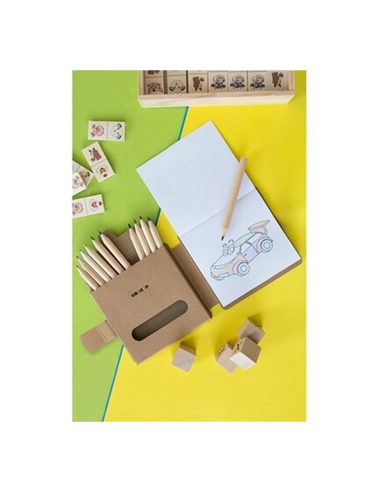 Set de coloriage, crayons de couleur | Alondra