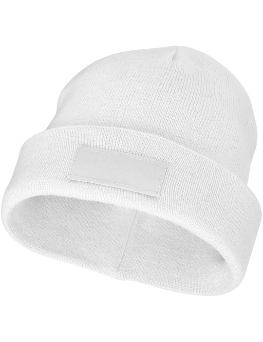 Bonnet cadeau client côtelé avec écusson | Boreas