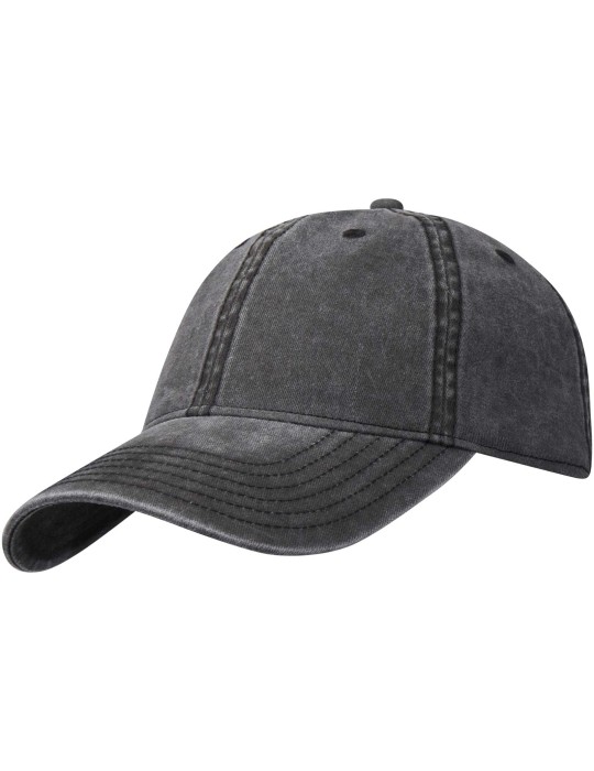 Casquette délavée à 6 panneaux de 270 g/m² Grafton