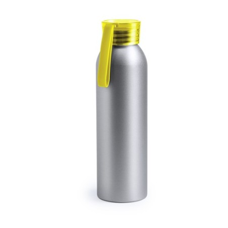Gourde Publicitaire Éco-responsable 650 ml Tukel Matières : aluminium Couleurs : jaune