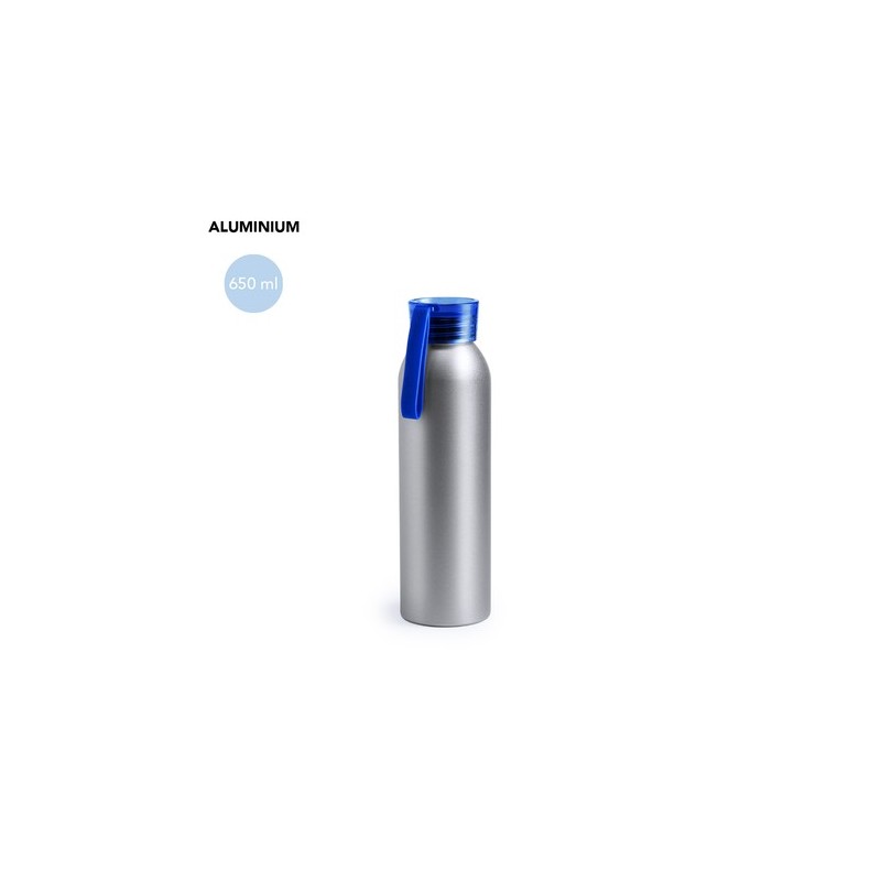 Gourde Publicitaire Éco-responsable 650 ml Tukel Matières : aluminium Couleurs : jaune personnalisation rapide en France