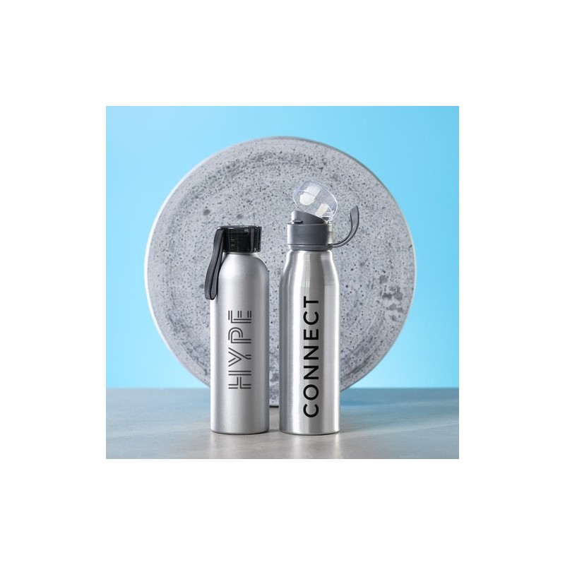 Gourde Publicitaire Éco-responsable 650 ml Tukel Matières : aluminium Couleurs : jaune objet promo petit budget