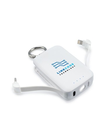 Power bank 4000 mAh, mousqueton et lampe 1W | Dimetrice