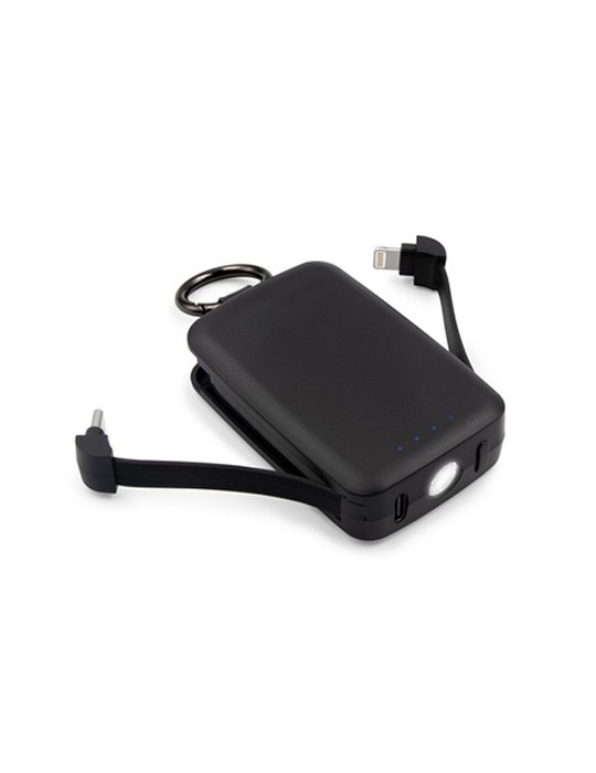 Power bank 4000 mAh, mousqueton et lampe 1W | Dimetrice