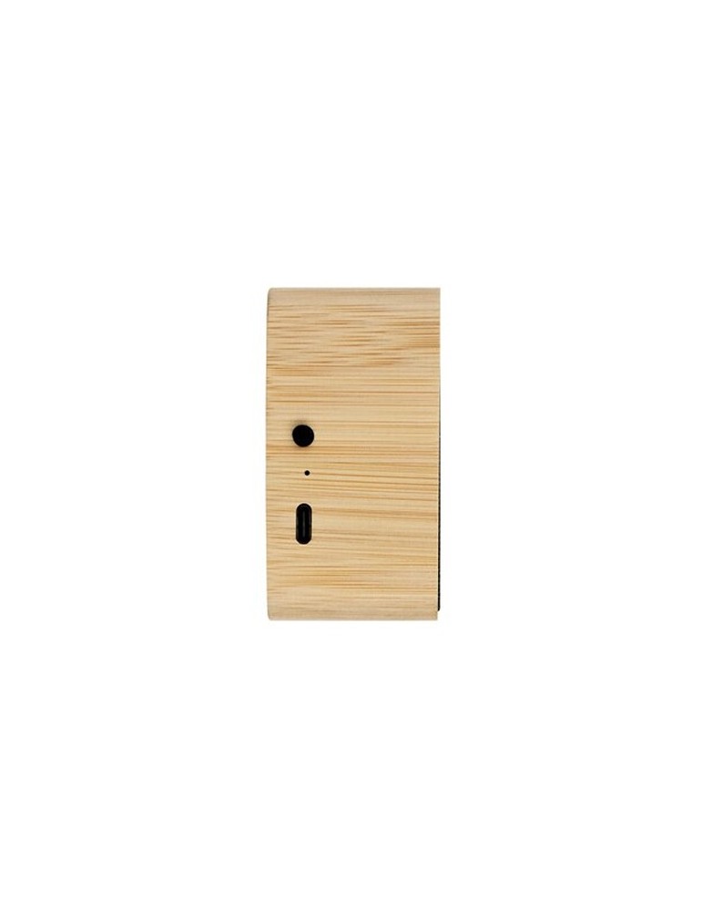 Enceinte sans fil bambou 3W B'RIGHT, panneau solaire | Androwe