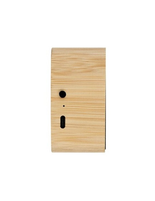 Enceinte sans fil bambou 3W B'RIGHT, panneau solaire | Androwe