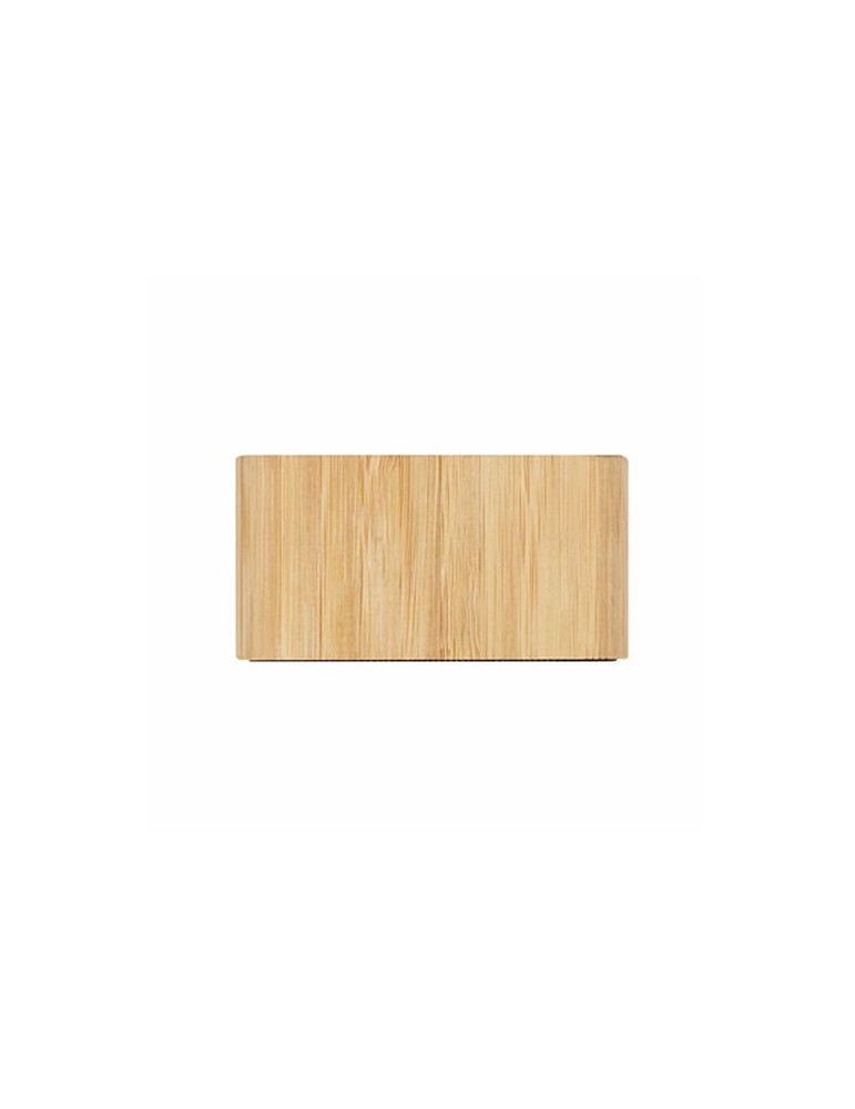 Enceinte sans fil bambou 3W B'RIGHT, panneau solaire | Androwe