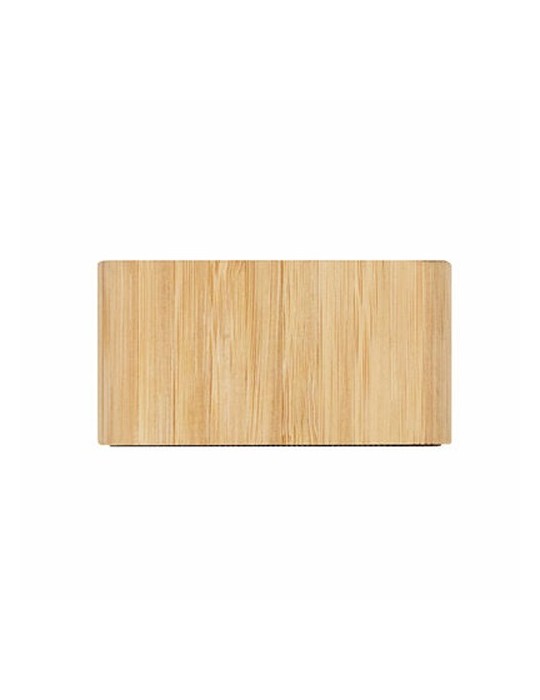 Enceinte sans fil bambou 3W B'RIGHT, panneau solaire | Androwe