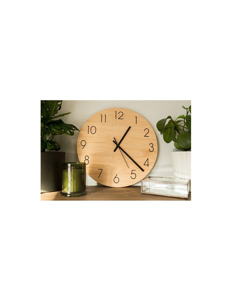 Horloge murale en bambou | Imani