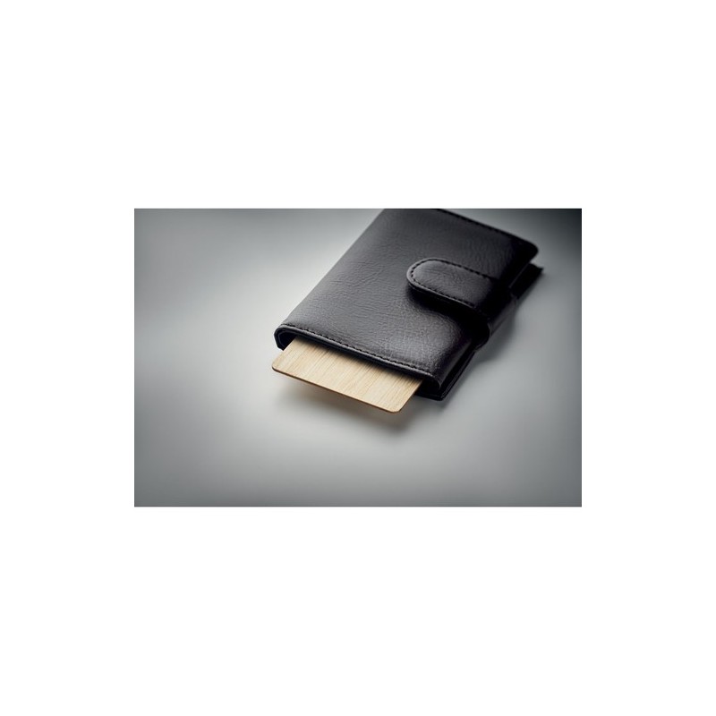 Carte RFID  en bambou CUSTOS Matières : bambou Couleurs : bois marquage laser ultra précis