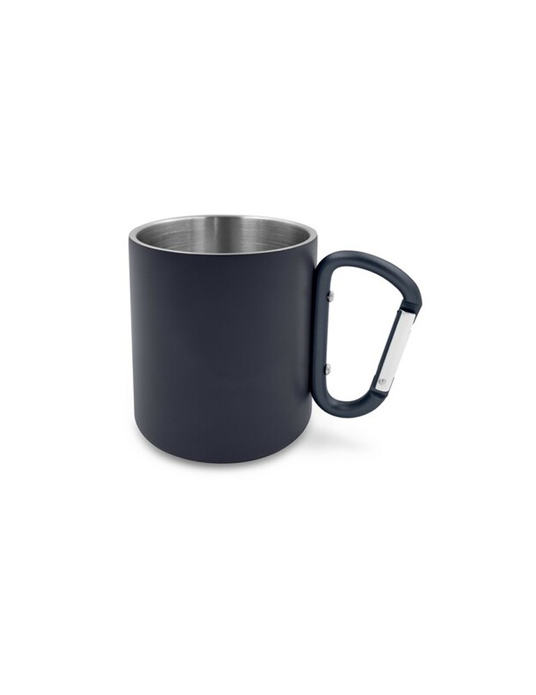 Mug en acier inoxydable 280 ml avec mousqueton | Pari