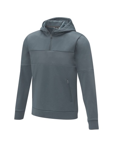 Sweat à capuche anorak à demi zip Sayan pour homme