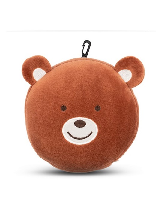Ours en peluche, oreiller de voyage, masque de nuit | Ren