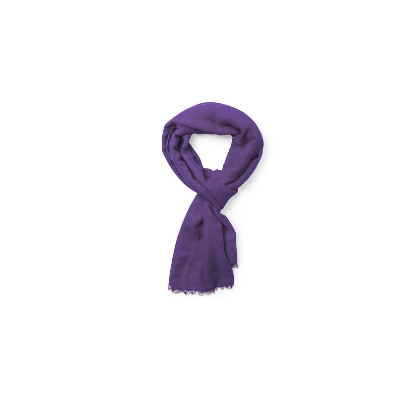 Foulard Personnalisé Mode Éco-responsable Ribban Matières : viscose Couleurs : violet goodies personnalisé en stock
